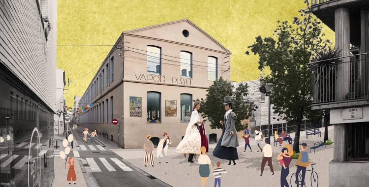 Recreació del Vapor Pissit com a seu de les entitats de cultura popular | Cedida